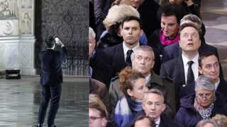 Elon Musk the surprise guest attends Notre Dame reopening in Paris with Donald Trump