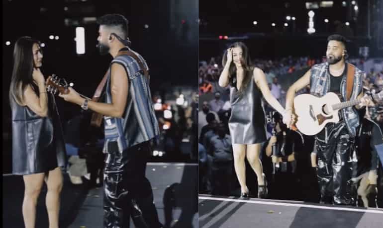Viral moment: AP Dhillon calls Malaika Arora his ‘childhood crush’ at Mumbai gig. Watch Viral moment: AP Dhillon calls Malaika Arora his ‘childhood crush’ at Mumbai gig. Watch