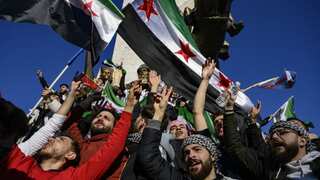 Syrians hold cheerful rallies across Europe to celebrate fall of Assad