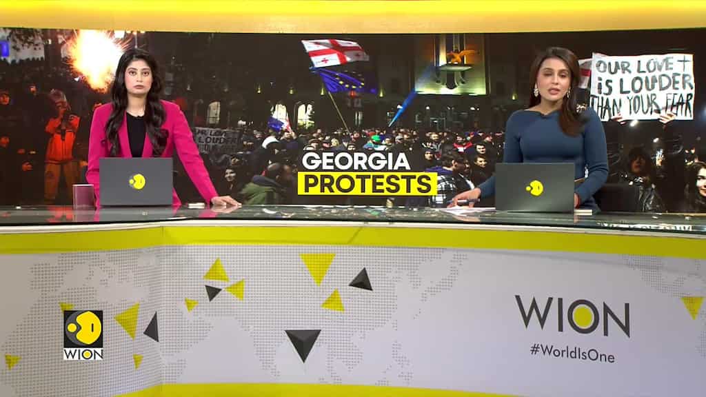 Georgia Protests: Thousands Protest Georgia's Decision To Halt EU Accession Talks