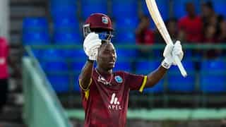 Sherfane Rutherford’s maiden hundred guides West Indies home against Bangladesh in 1st ODI
