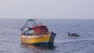 Sri Lankan Navy apprehends eight Indian fishermen, captures two boats