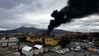 Two dead, three missing as fire breaks out at Italian fuel depot