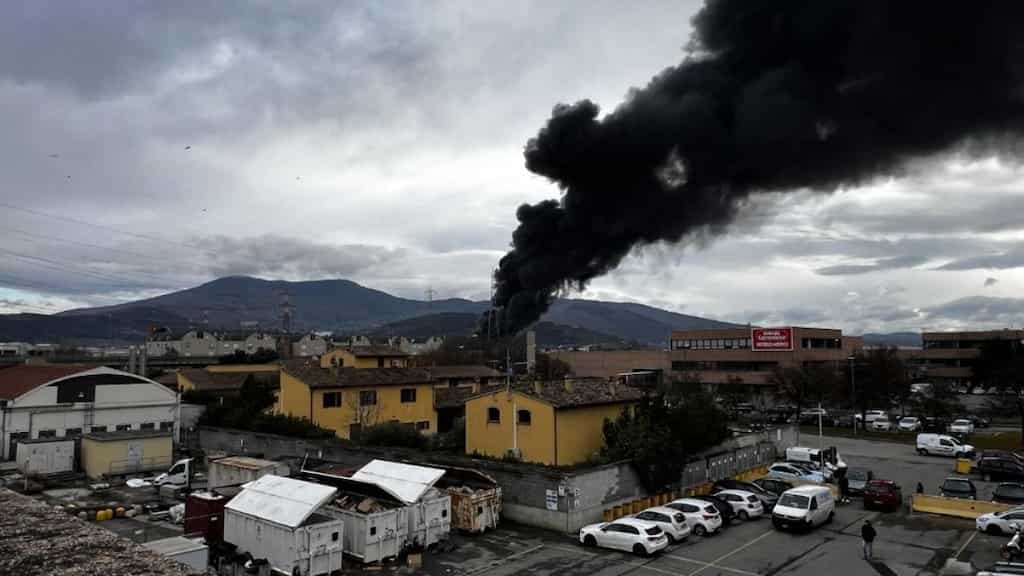 Two dead, three missing as fire breaks out at Italian fuel depot