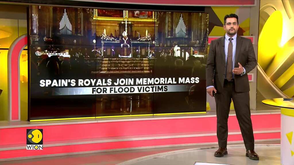 Spain Royals Join Memorial Mass For Flood Victims | WION Climate Tracker World News