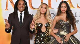 Beyonce and daughter Blue Ivy, 12, stun in metallic gowns at Mufasa premiere