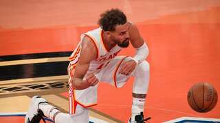 Atlanta Hawks comes from behind to beat New York Knicks to reach NBA Cup semis