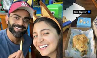 Virat Kohli and Anushka Sharma's seventh anniversary was all about food and cute faces