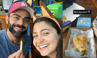 Virat Kohli and Anushka Sharma's seventh anniversary was all about food and cute faces