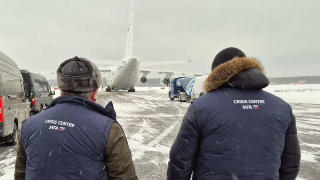 Russia says 'part' of its diplomatic staff in Syria evacuated by special flight