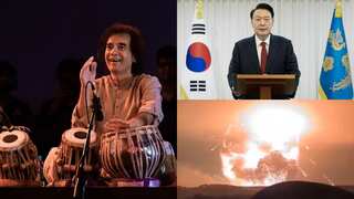 Morning news brief: Zakir Hussain dies at 73; South Korea begins impeachment hearing against Yoon, and more