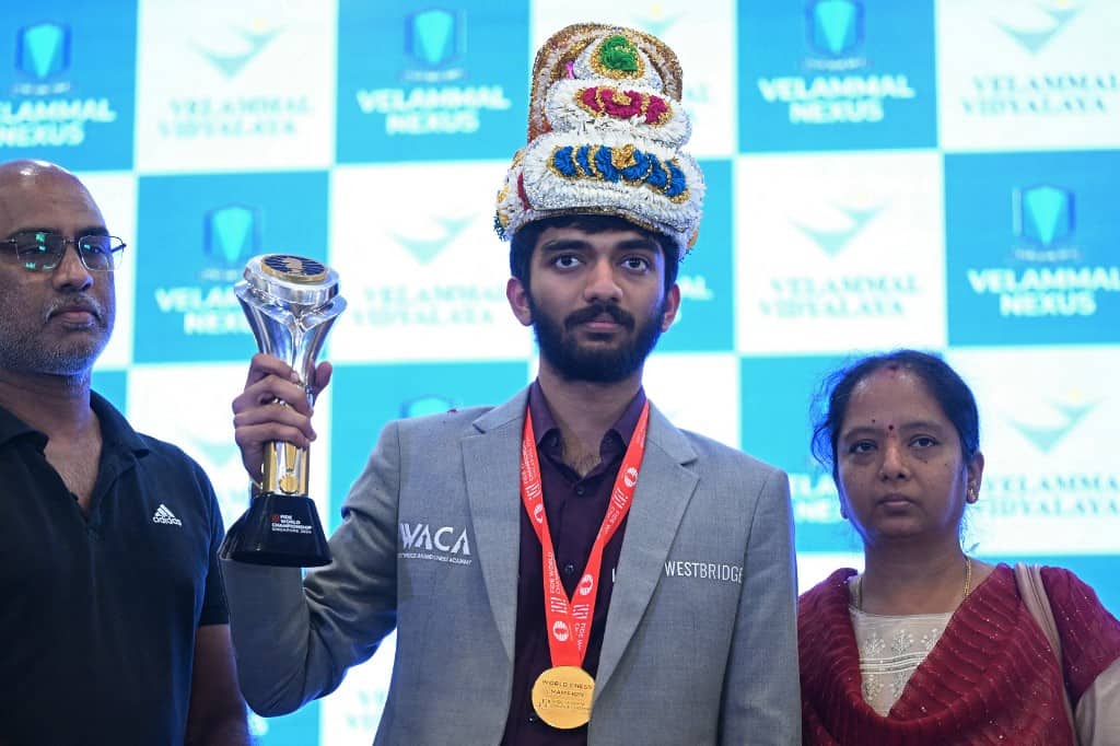 WATCH | Gukesh, youngest world chess champion, returns home after historic win WATCH | Gukesh, youngest world chess champion, returns home after historic win