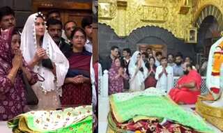 Katrina Kaif and her mother-in-law Veena Kaushal visit Sai Baba temple in Shirdi | See pics