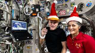 ‘Another day, another sleigh’: Sunita Williams and fellow ISS crew prepare to celebrate Christmas in space