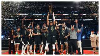 Giannis Antetokounmpo stars as Milwaukee Bucks beat Oklahoma City Thunder to win NBA Cup