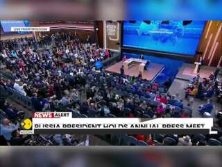 Russian President Holds Annual Press Meet