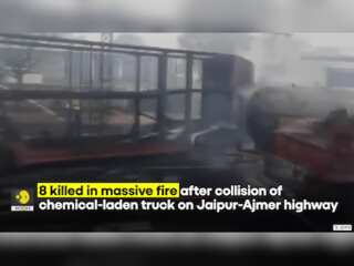 Jaipur: 8 Dead As Chemical-Laden Truck Collides With Other Vehicles On Highway
