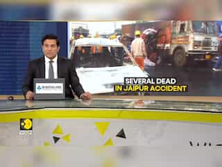 Jaipur Fire: 9 Killed, 35 Injured After Gas Tanker Collides With Multiple Vehicles