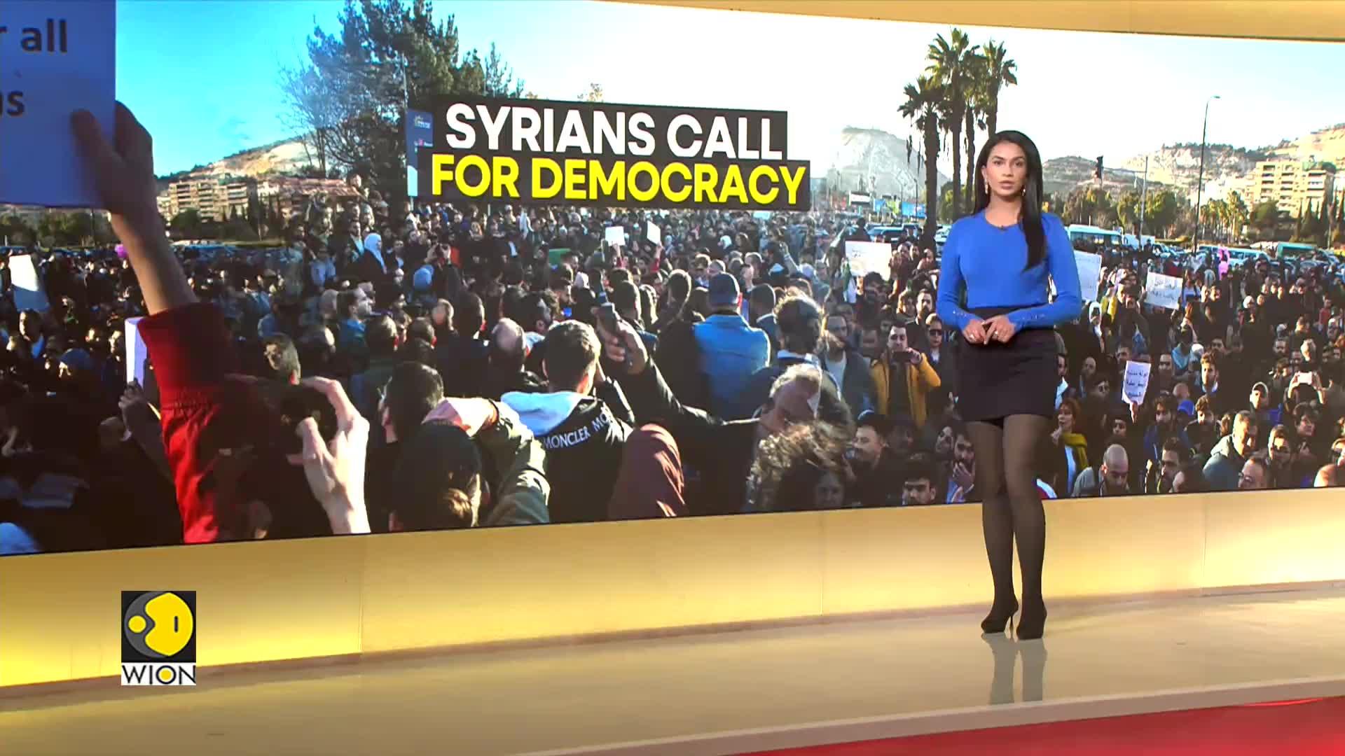 Syria: Two Weeks After Assad's Fall, Hundreds Protest For Democracy