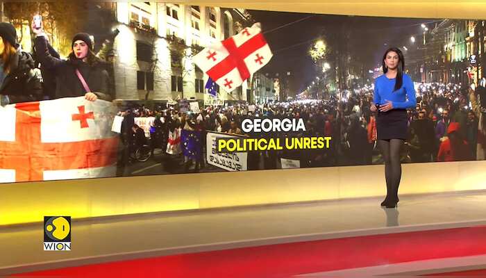Georgie: Pro-EU Protests Outside Parliament Enter Third Week