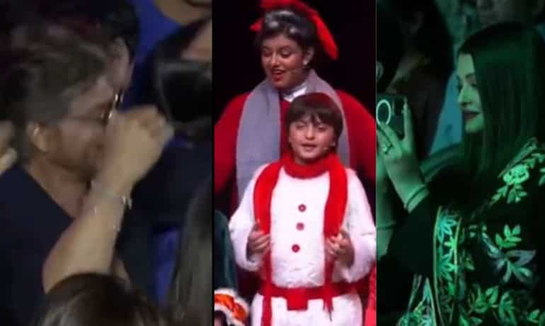 SRK, Aishwarya, Abhishek and other stars groove at their kids annual event | Watch viral videos