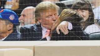 'THAT is how to handle the kiss cam kiss,' Donald and Melania Trump’s stadium kiss goes viral