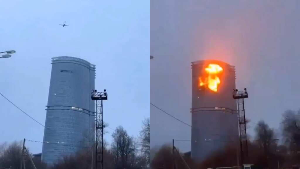 Video: Ukraine hits Russian residential high-rises in Kazan. Dramatic visuals show '9/11-style attack'