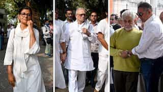 Shyam Benegal's funeral: Naseeruddin Shah, Nandita Das, Gulzar bid farewell to the legend