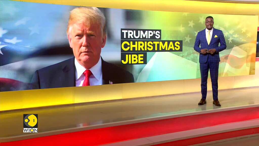 US President-elect trump fires 34 posts over an hour on Christmas