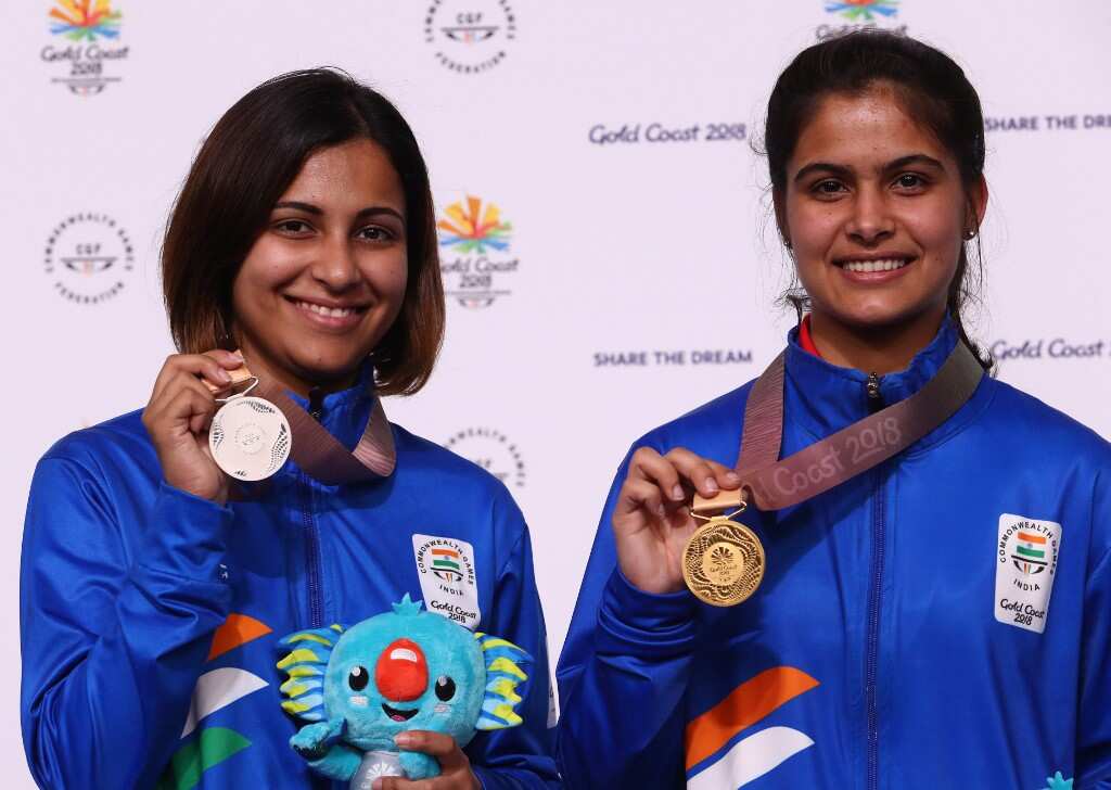 HEENA SIDHU AND MANU BHAKER