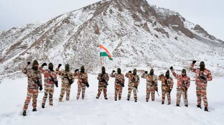 Indo-Tibetan Border Police celebrate Republic Day in Ladakh