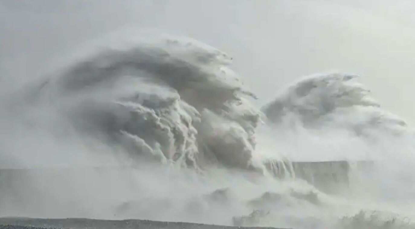 Weather forecasters have predicted that gusts of up to 80mph are set to hit the UK again on Sunday. Storm Eunice, which has brought in extreme weather conditions in the country, has also knocked 1.4 million households off the grid with emergency crews Saturday battling to restore power.