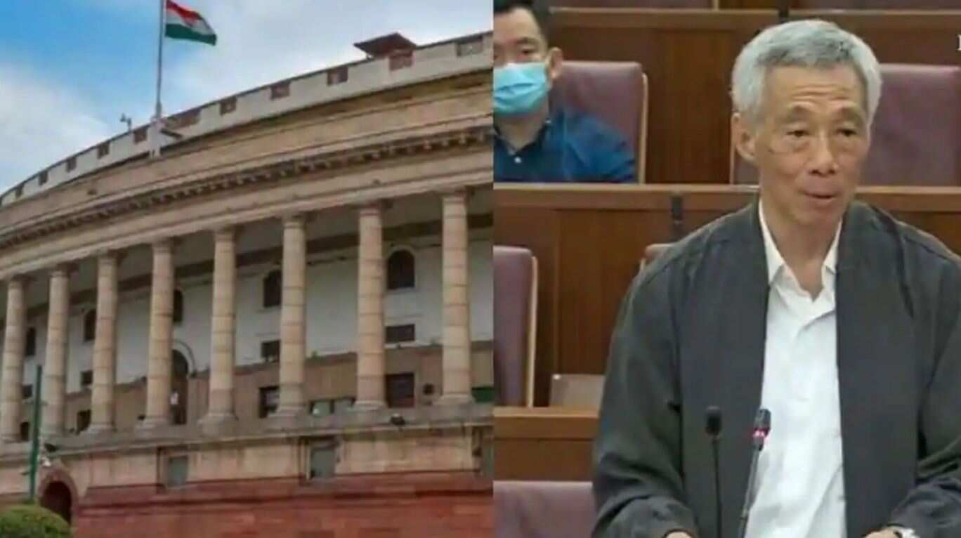 The Indian government has raised the issue of Singapore's Prime Minister's comments in Parliament with Singapore's Envoy. 