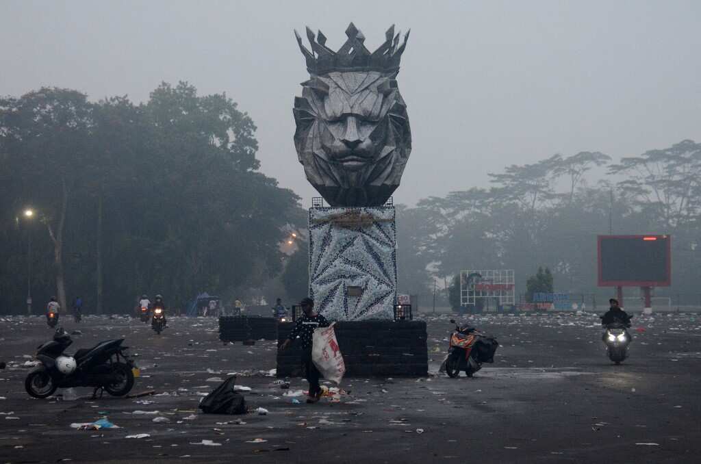 Aftermath of violence 