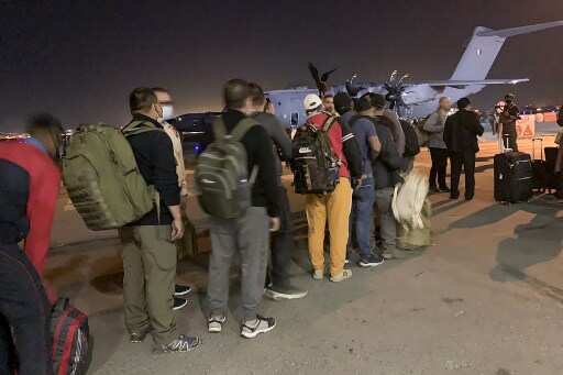 French nationals leave Kabul