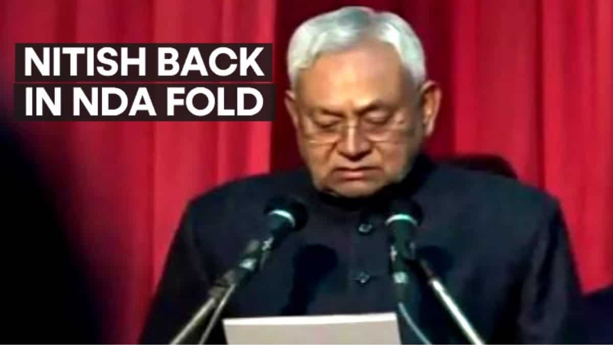 Nitish back in NDA fold
