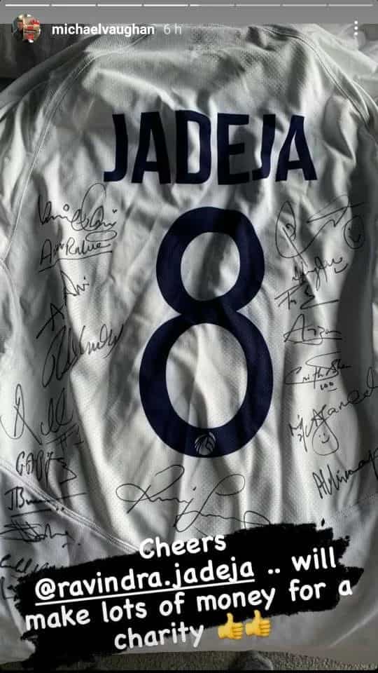 Ravindra Jadeja wins hearts! All-rounder gifts his Test jersey signed by Team India players to 