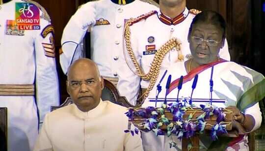 As it happened: Droupadi Murmu took the oath as president of India ...