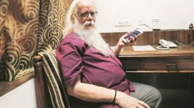 S Nambi Narayanan | Image courtesy: Twitter user @IndianExpress