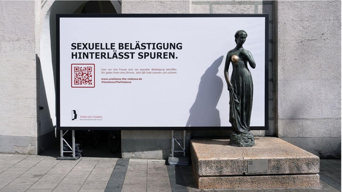 'Sexual harassment leaves a mark' on humans and statues; German NGO's unique awareness campaign