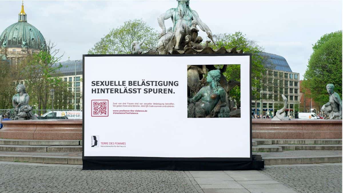 'Sexual harassment leaves a mark' on humans and statues; German NGO's unique awareness campaign
