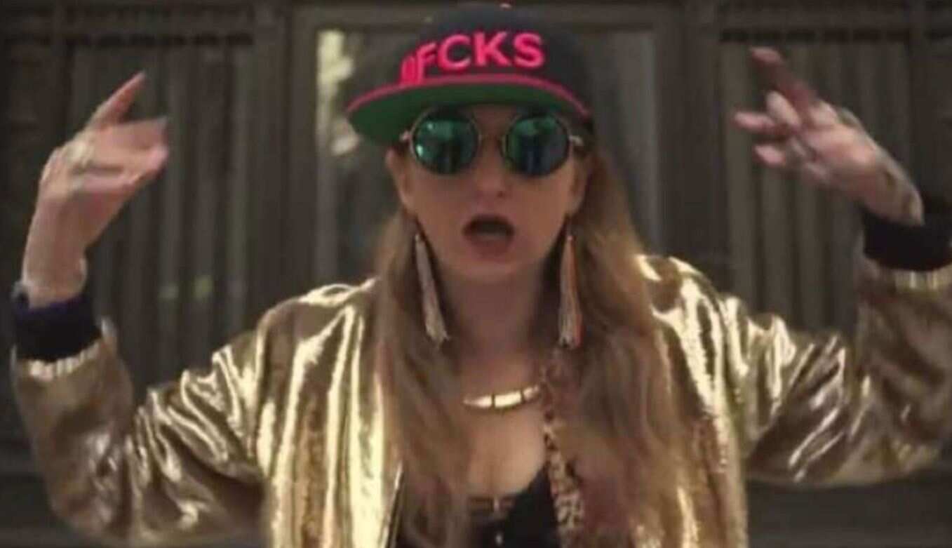 A self-declared rapper who describes her style as 'sexy horrer comedy' is in trouble over allegations of laundering bitcoin worth billions of dollars.