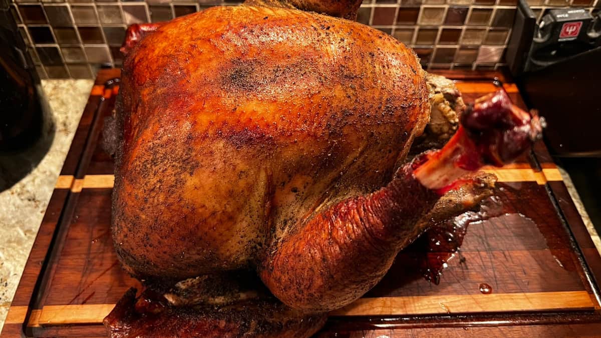 Beer can turkey 