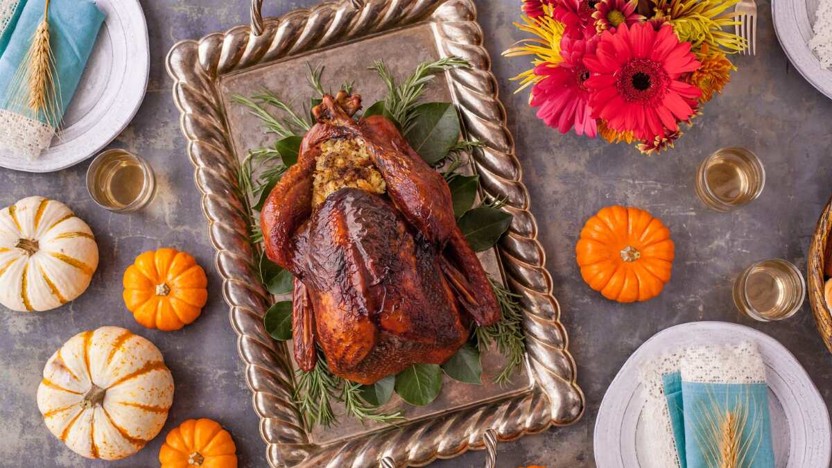 Bacon-wrapped turkey 