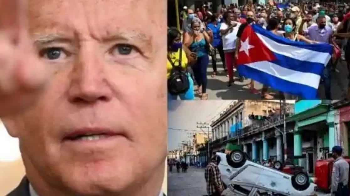The US slapped fresh sanctions Friday on Cuban police for suppressing anti-government demonstrations this month, with President Joe Biden warning additional punitive measures were in store if the communist-ruled nation does not undertake sweeping reforms.