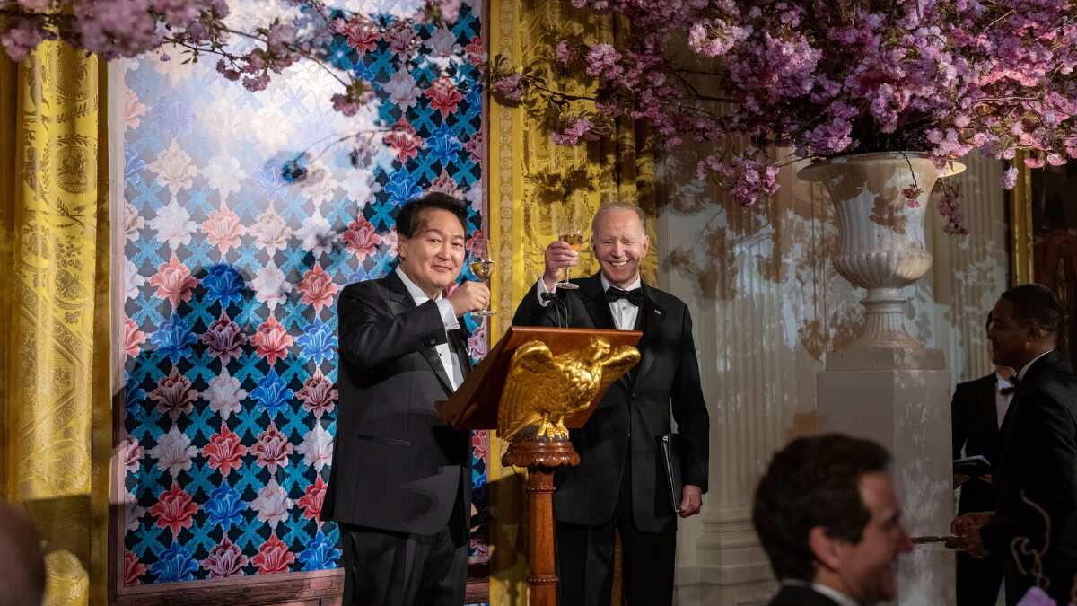 Joe Biden and Yoon Suk-Yeol