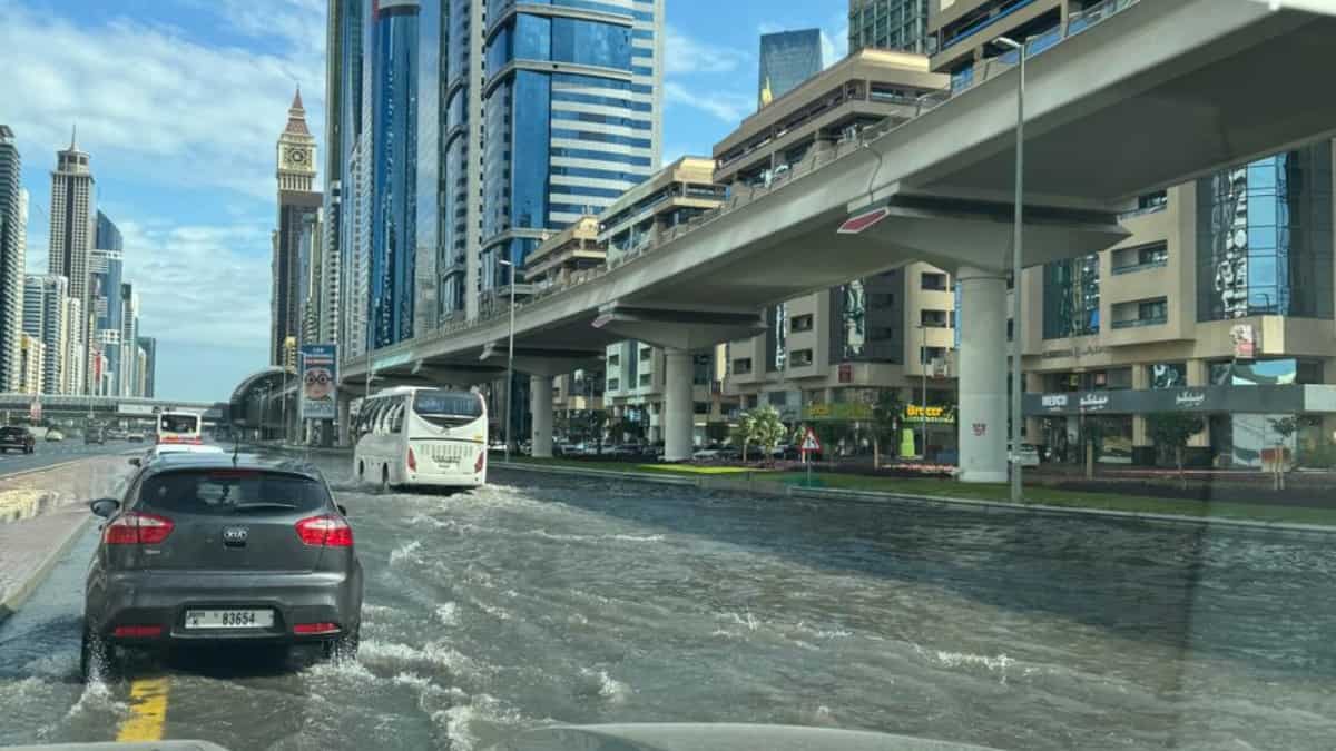 This change in weather is unexpected for the UAE.