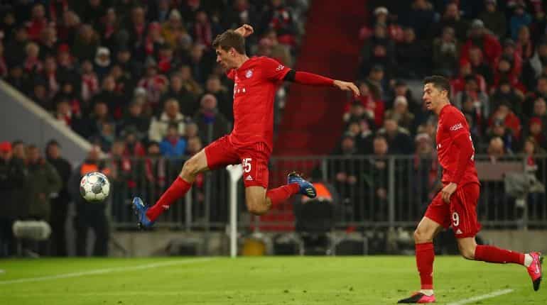 Bayern Munich's Thomas Muller