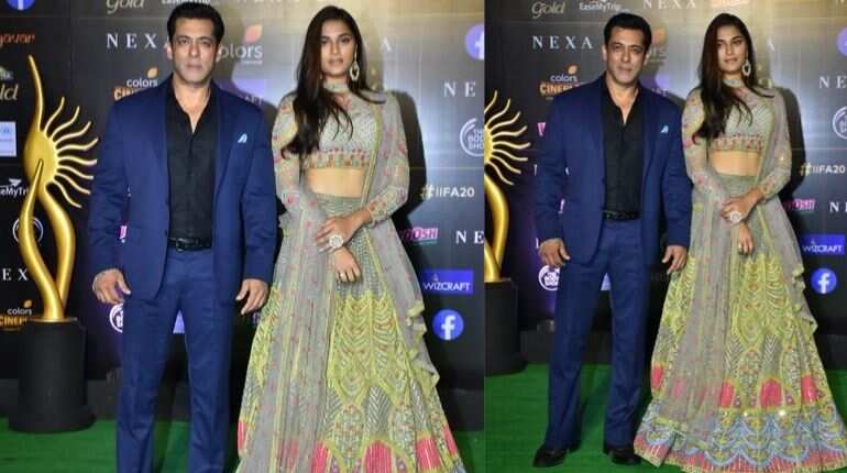 Salman Khan Wipes His Sweat From Ranveer Singh Outfit At IIFA Awards 2019 