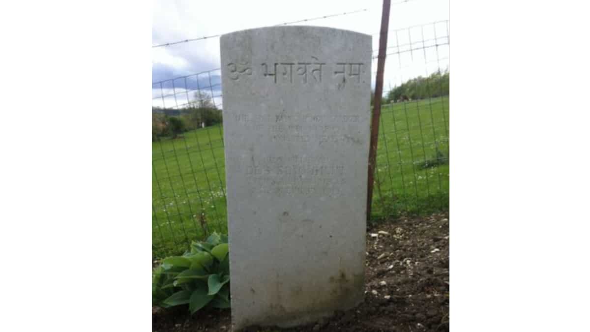 Indian soldiers who died in France